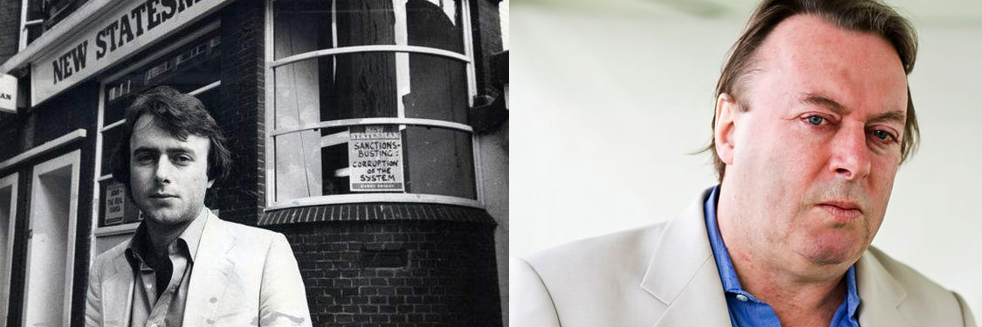 Nuori ja vanha Christopher Hitchens