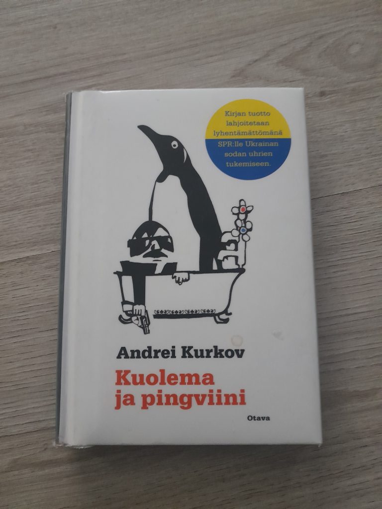 Ukrainanlainen kirja Kuolema ja pingviini
